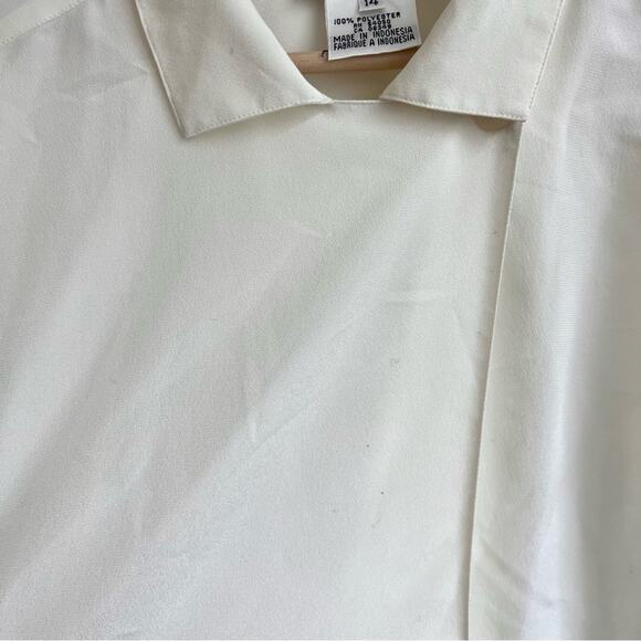 Rena Rowan For Saville Short Sleeve Silky Blouse.--DA8 - Picture 11 of 11